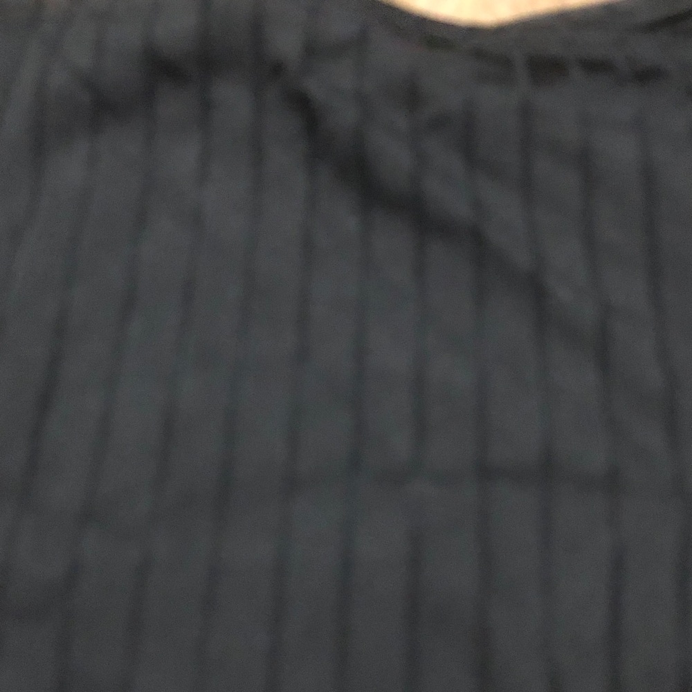 aerie Black Ribbed Bikini Bottom - Picture 2 of 5